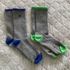 Polo Ralph Lauren green blue grey socks bundle